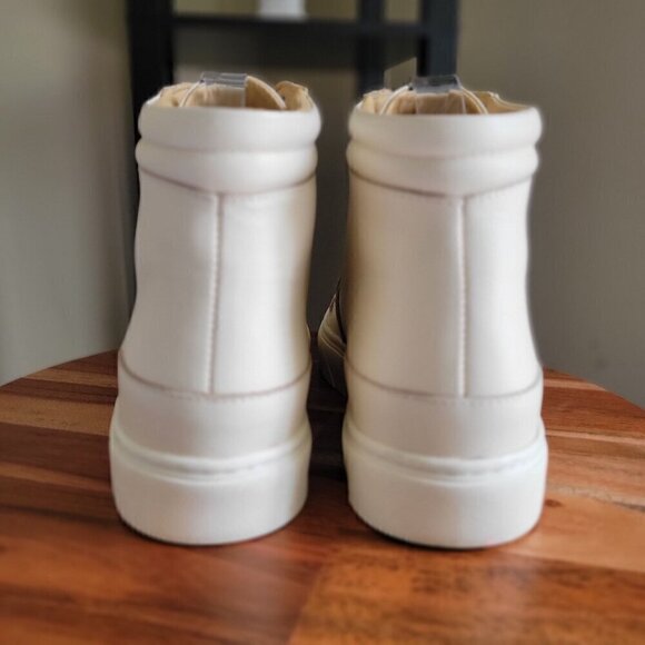 NISOLO  - Everyday Mid Top  Bone Leather Womens  Sneaker- SZ 7 - Picture 6 of 9